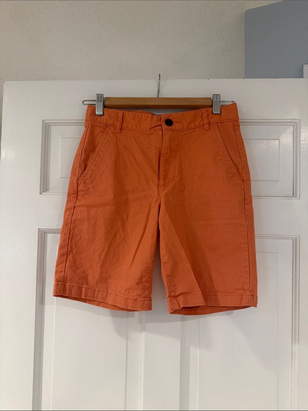 Old Navy Orange Chino-Style Kids Shorts